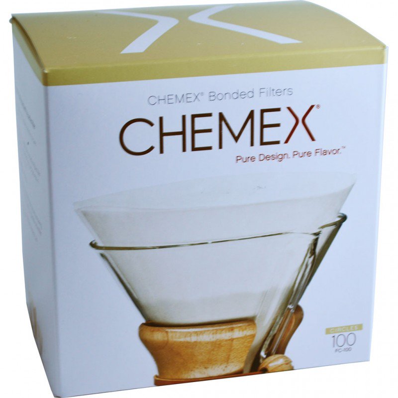 Chemex Bonded Circle Filters - فلتر كمكس أبيض دائري - EQUAL Coffee Hub