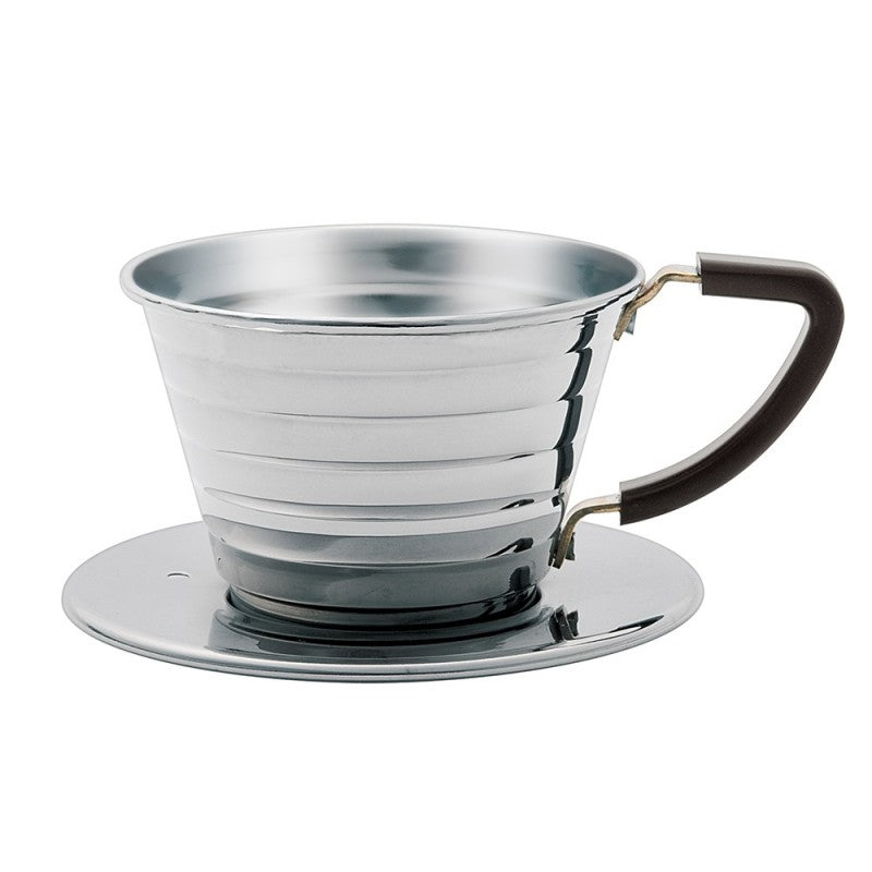 Kalita Wave Stainless Steel Dripper 155 - كاليتا ويف 155 للتقطير من الستينلس ستيل مقاس صغير - EQUAL Coffee Hub