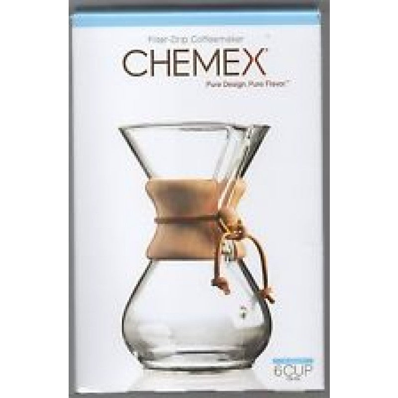 CHEMEX Six Cup Classic Series G - إناء كمكس 6 اكواب بمقبض خشبي - EQUAL Coffee Hub